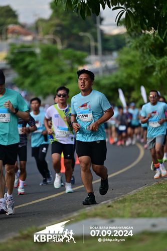 Race photo from KBP City Run 2024