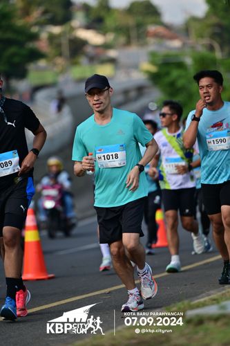 Race photo from KBP City Run 2024