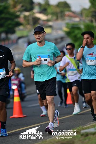 Race photo from KBP City Run 2024