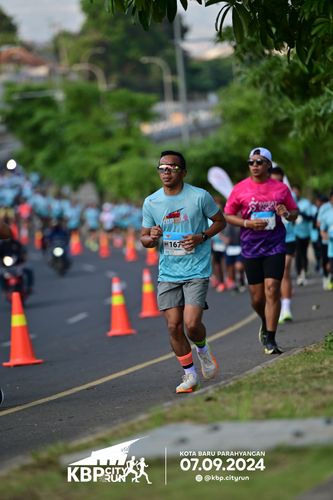 Race photo from KBP City Run 2024
