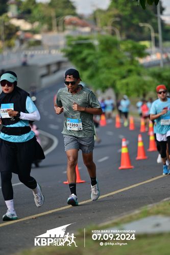 Race photo from KBP City Run 2024