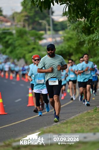 Race photo from KBP City Run 2024