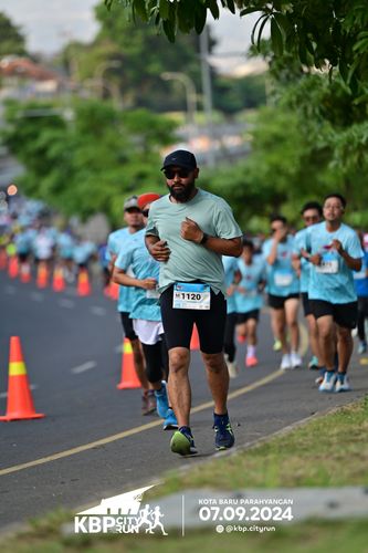 Race photo from KBP City Run 2024