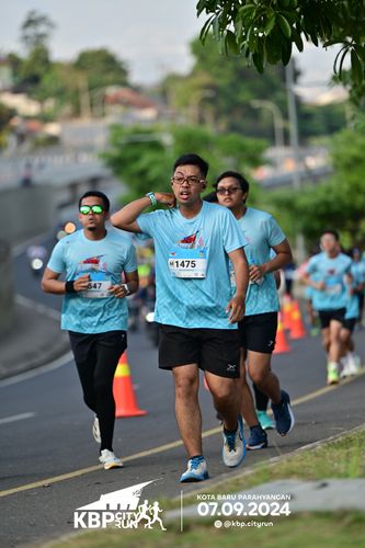 Race photo from KBP City Run 2024