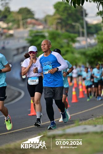 Race photo from KBP City Run 2024