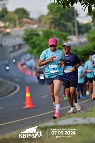 Race photo from KBP City Run 2024