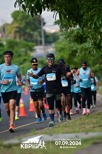 Race photo from KBP City Run 2024