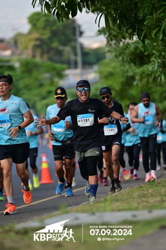 Race photo from KBP City Run 2024
