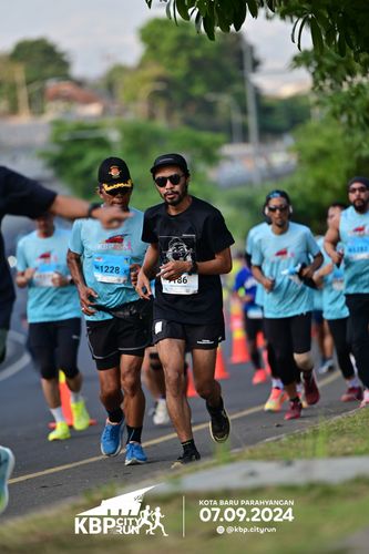 Race photo from KBP City Run 2024
