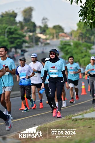 Race photo from KBP City Run 2024