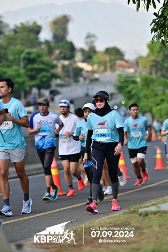 Race photo from KBP City Run 2024