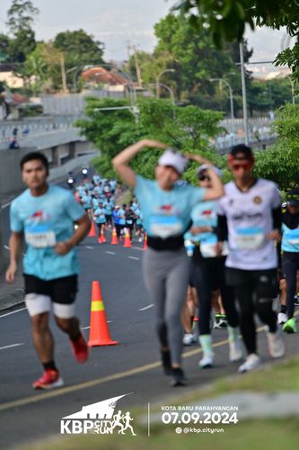 Race photo from KBP City Run 2024