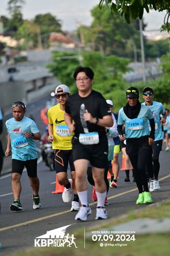 Race photo from KBP City Run 2024
