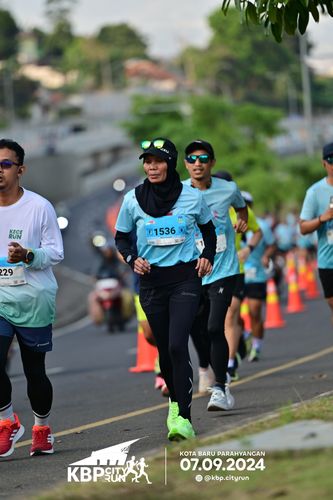 Race photo from KBP City Run 2024