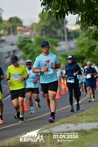 Race photo from KBP City Run 2024