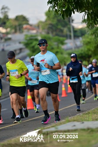 Race photo from KBP City Run 2024
