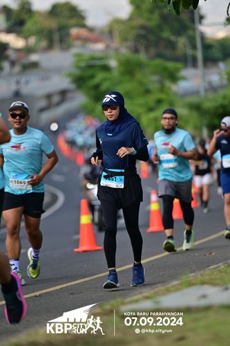 Race photo from KBP City Run 2024