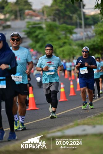 Race photo from KBP City Run 2024