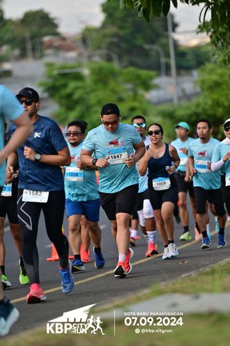 Race photo from KBP City Run 2024