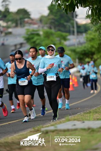 Race photo from KBP City Run 2024