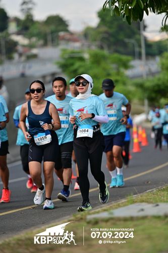 Race photo from KBP City Run 2024