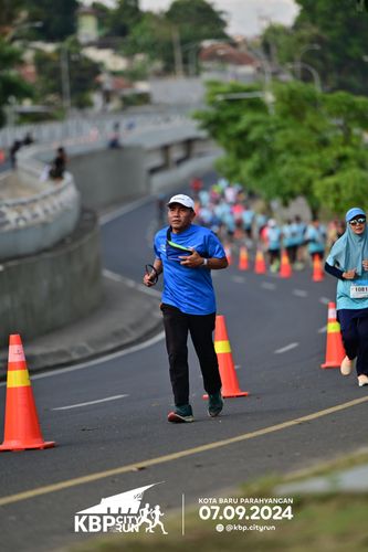 Race photo from KBP City Run 2024