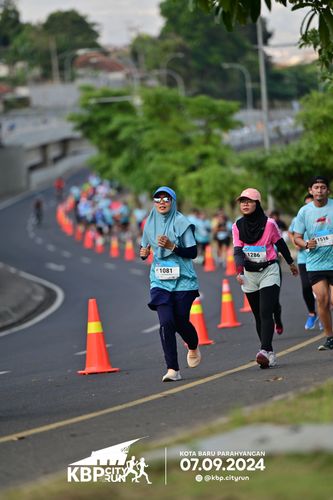 Race photo from KBP City Run 2024