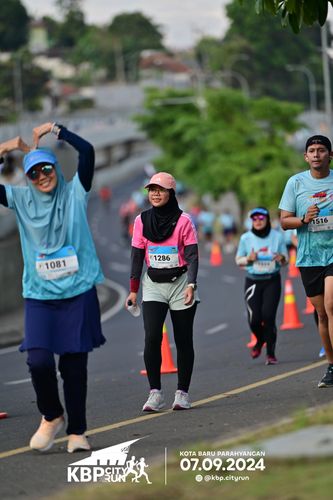 Race photo from KBP City Run 2024