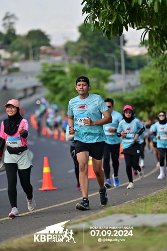 Race photo from KBP City Run 2024