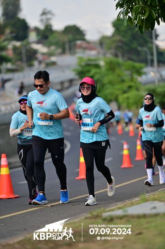 Race photo from KBP City Run 2024