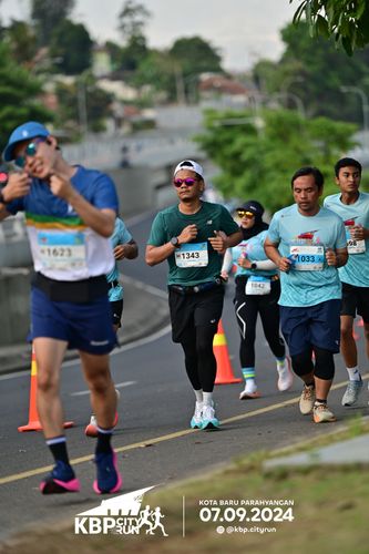 Race photo from KBP City Run 2024