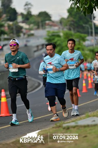 Race photo from KBP City Run 2024