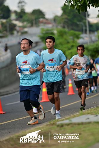 Race photo from KBP City Run 2024