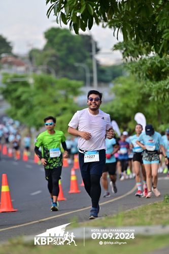 Race photo from KBP City Run 2024