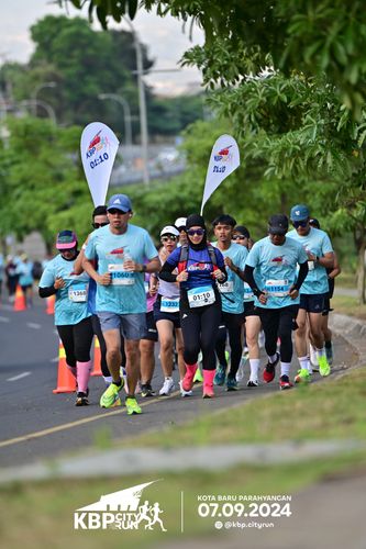 Race photo from KBP City Run 2024