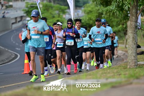 Race photo from KBP City Run 2024