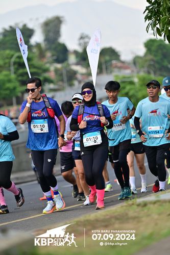 Race photo from KBP City Run 2024