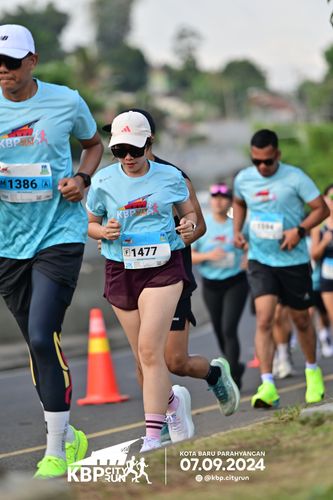 Race photo from KBP City Run 2024