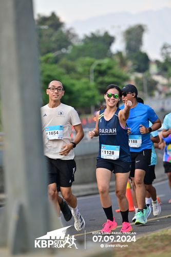 Race photo from KBP City Run 2024