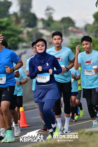 Race photo from KBP City Run 2024