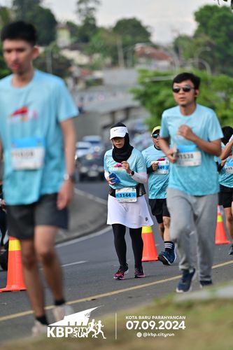 Race photo from KBP City Run 2024