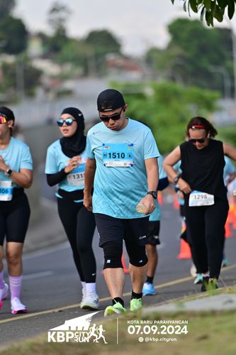 Race photo from KBP City Run 2024