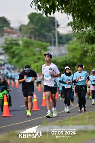 Race photo from KBP City Run 2024