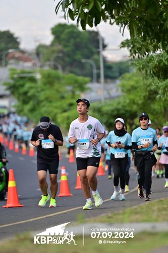 Race photo from KBP City Run 2024