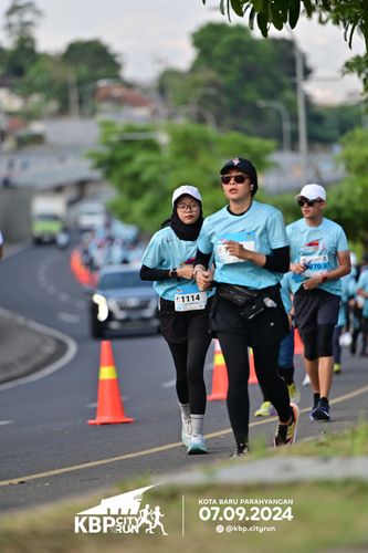 Race photo from KBP City Run 2024