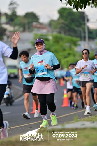 Race photo from KBP City Run 2024