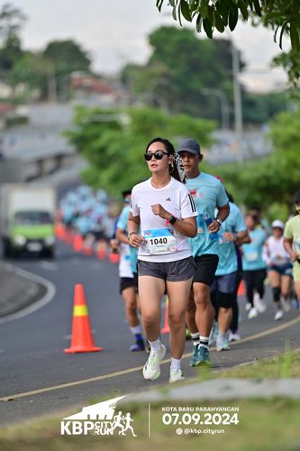 Race photo from KBP City Run 2024