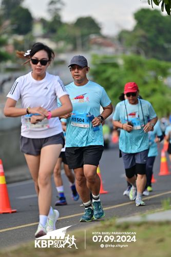 Race photo from KBP City Run 2024