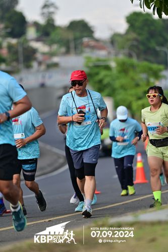 Race photo from KBP City Run 2024