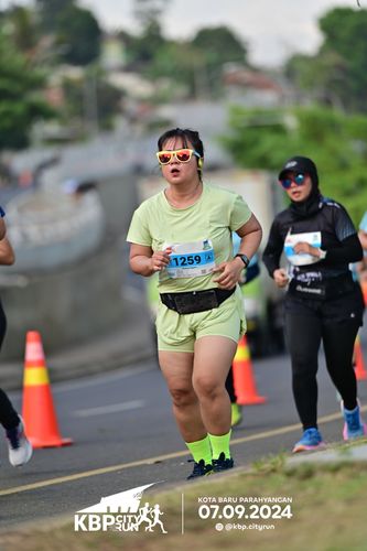 Race photo from KBP City Run 2024